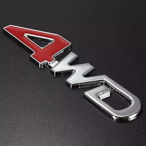 Incognito 4wd Logo Sticker for All Cars, Metal (Silver) - Image 1