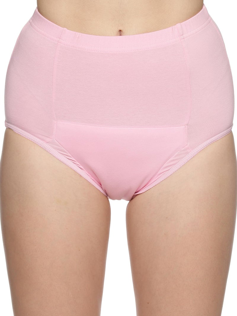 MAGICMOON 120ml Absorbent Incontinence Underwear for Women, Washable - Reusable Leakproof Panties, Underwear for Bladder Leakage Protection (Pink, XL) - Image 2