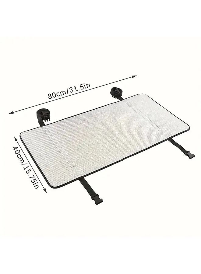 1pc Easy Install Outdoor AC Sunshade Cover Windproof Heat Resistant Air Conditioner Protector No Tools Needed Weatherproof Insulation for All AC Units Modern Aesthetic Durable Material - Image 3