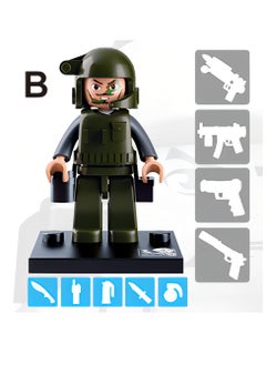 Sluban Sluban - Cop Action Model Mini Figure 2 - M38-B0586B  - Image 2