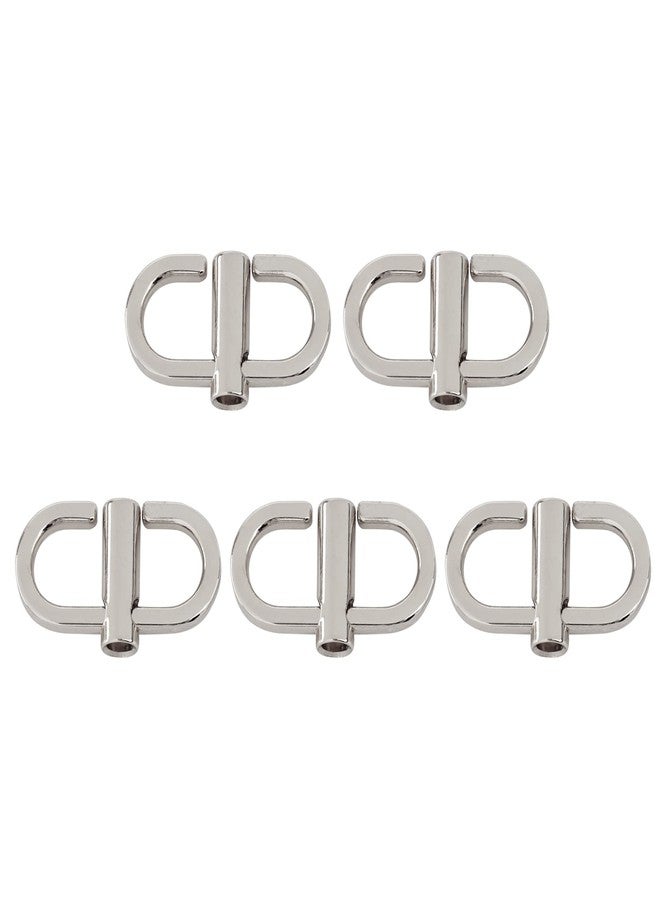 AUEAR, 5 Pack Silver Adjustable Metal Buckles for Chain Strap Bag, Links Connector Tiny Clip Shorten Length - Image 1