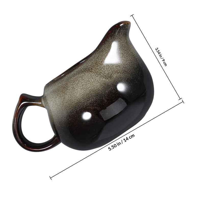 Sauce Pitcher Ceramic Creamer Gravy Boat Dressing Serving Pitcher Pouring Creamer Jug - Image 2
