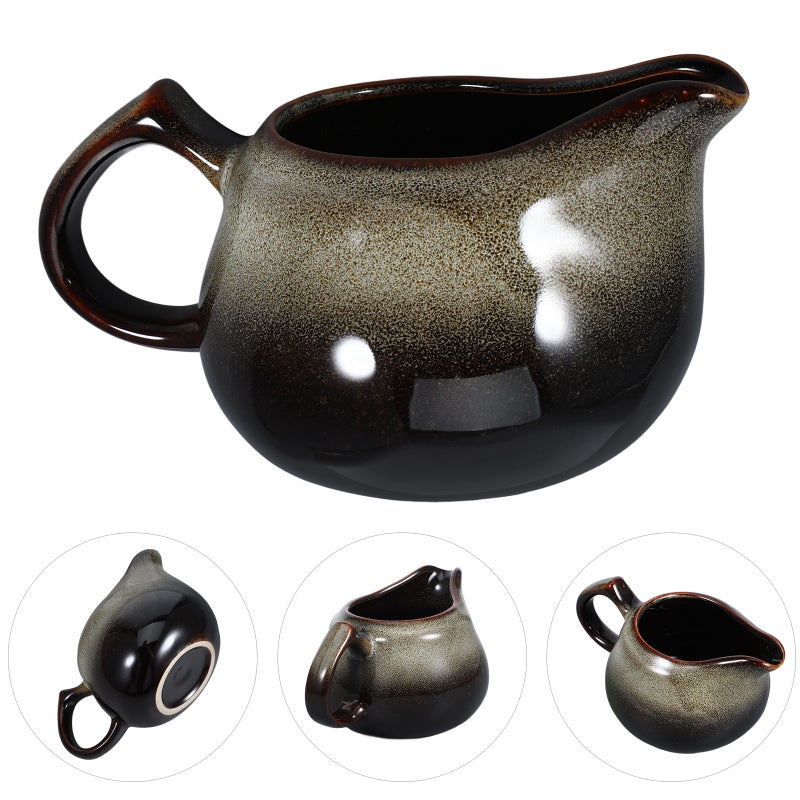 Sauce Pitcher Ceramic Creamer Gravy Boat Dressing Serving Pitcher Pouring Creamer Jug - Image 3