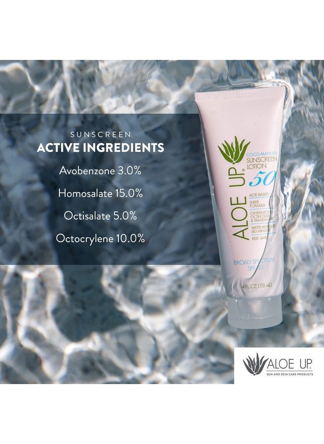 Loe Up Spf 50 Sunscreen Lotion Non Greasy & Quick Absorbing Sun Skin Care Reef Friendly Skin Sun Protection Body Sun Cream With Uva/Uvb Protection Aloe Infused Sunscreen For Body 4 Fl Oz - pzsku/Z7F550DA3D61A6BB5D75EZ/45/_/1696069462/e31f222b-fd5b-4ab1-9255-713a9c95815d