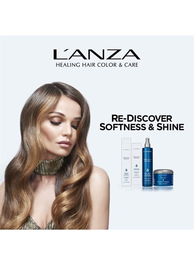L'anza Healing Moisture Kukui Nut Conditioner, Renews Strength, Replenishes Moisture, for a Perfect Silky Look,Suitable for All Hair Types (8.5 Fl Oz) - Image 4