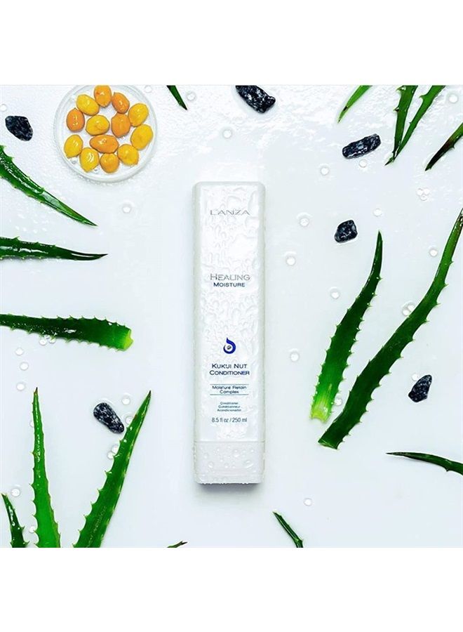 L'anza Healing Moisture Kukui Nut Conditioner, Renews Strength, Replenishes Moisture, for a Perfect Silky Look,Suitable for All Hair Types (8.5 Fl Oz) - Image 5