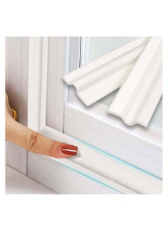 RATSAW 4m Window Draft Stopper Draught Foam Seal Strip Wind Noise Dust Insect Blocker for Window Gap Door Frame white  - Image 1