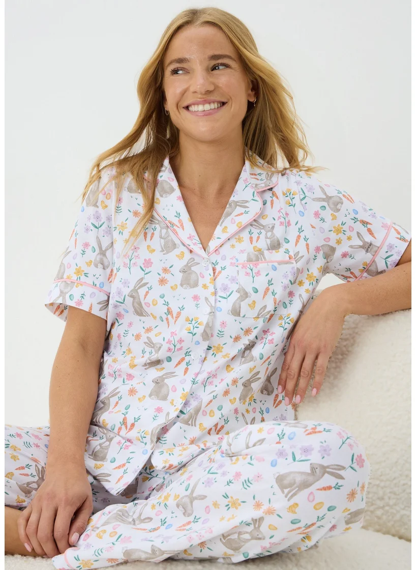 Matalan Cream Easter Bunny Pyjama Set
