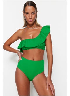 trendyol Green High Waist Bikini Bottom TBESS21BA0057  - Image 2