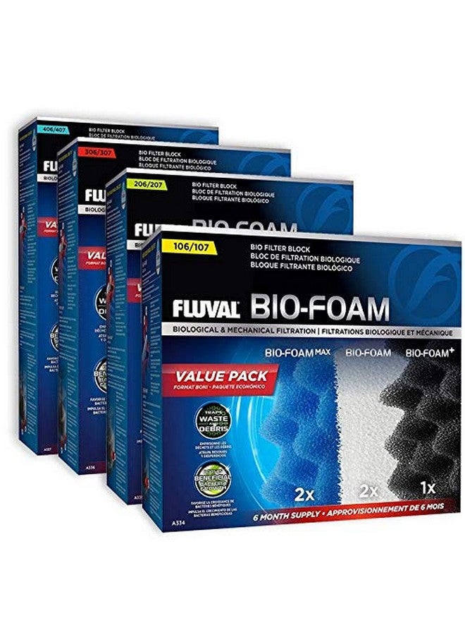 Fluval Fluval 406/407 Bio Foam Value Pack, Replacement Aquarium Filter Media  - Image 5