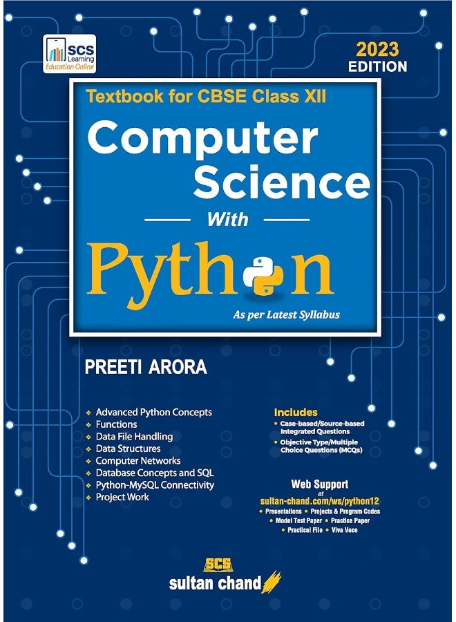 Computer Science with Python: Textbook for CBSE Class 12 (2023-24 Examination)