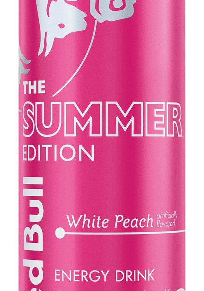Red Bull White Peach Summer Edition Energy Drink - 8.4 Fl Oz Can - Image 1