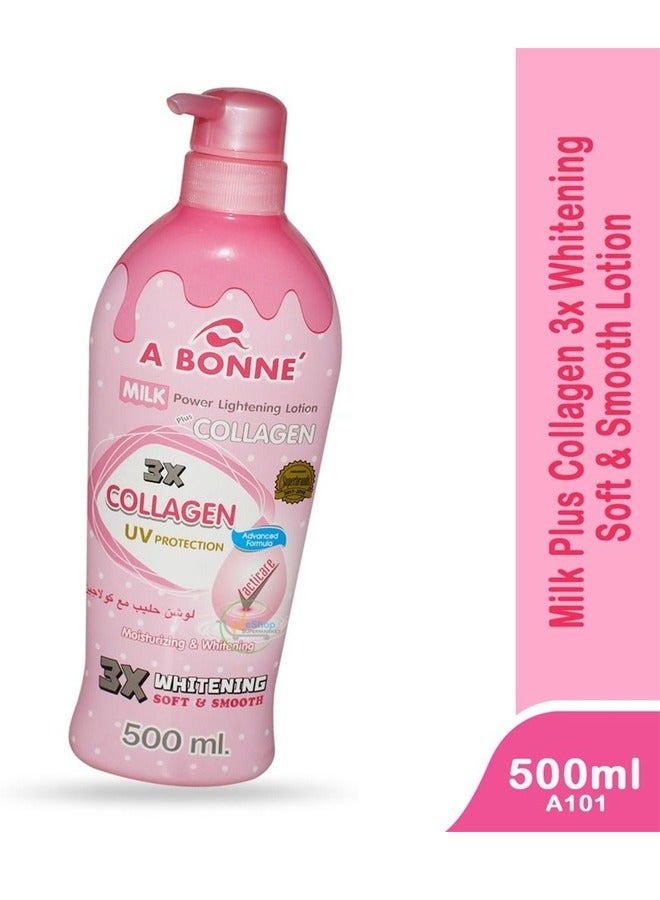إيه بون لوشن الكولاجين لتفتيح البشرة بقوة الحليب لبشرة ناعمة 500 مل - Image 2