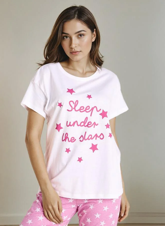 سبلاش فيڤ بيجامة مطبوعة