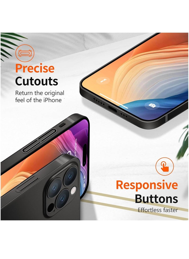 IAF iPhone 12 Pro Max Slim Case,Paper-Thin Matte Finish Skin Back Case [Anti-Fingerprints& Non Yellowing] Ultra Protective Cover - Image 5