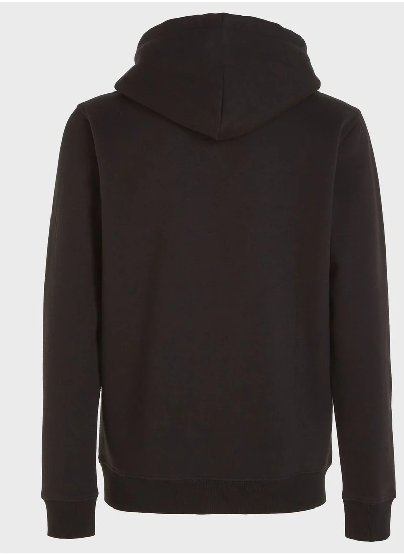 TOMMY JEANS Logo Fleece Hoodie