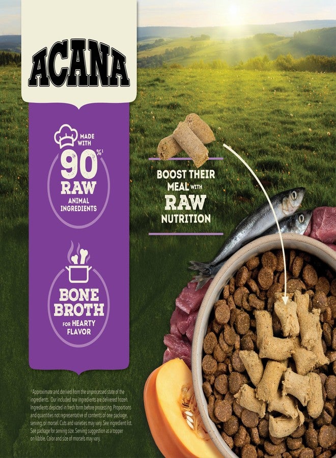 ACANA Grain-Free High Protein Freeze Dried Dog Food & Topper Free-Run Duck Recipe Morsels 8oz Bag - Image 3
