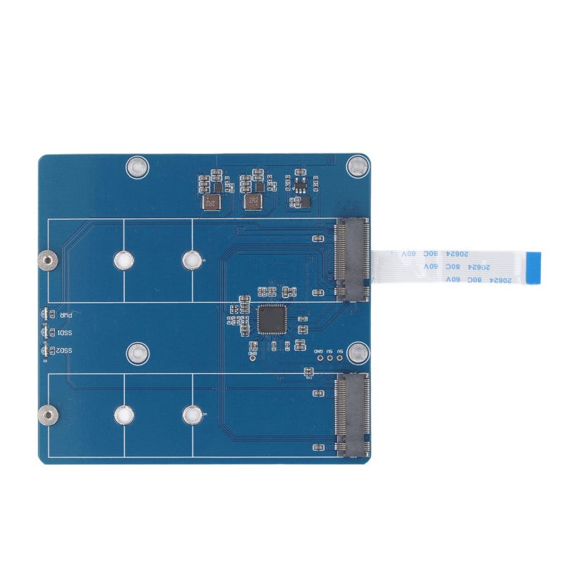 لوحة توسيع SSD PCIe M.2 ذات منفذين NVME بروتوكول لوحة توسيع القرص الصلب SSD للإصلاح - Image 2