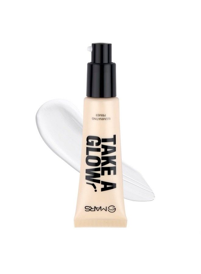 Mars برايمر مضيء "تيك أ Glow"؛ يخفي المسام؛ برايمر بلمسة رطبة لمكياج الوجه (30 مل) 02 شعاع الضوء - Image 1