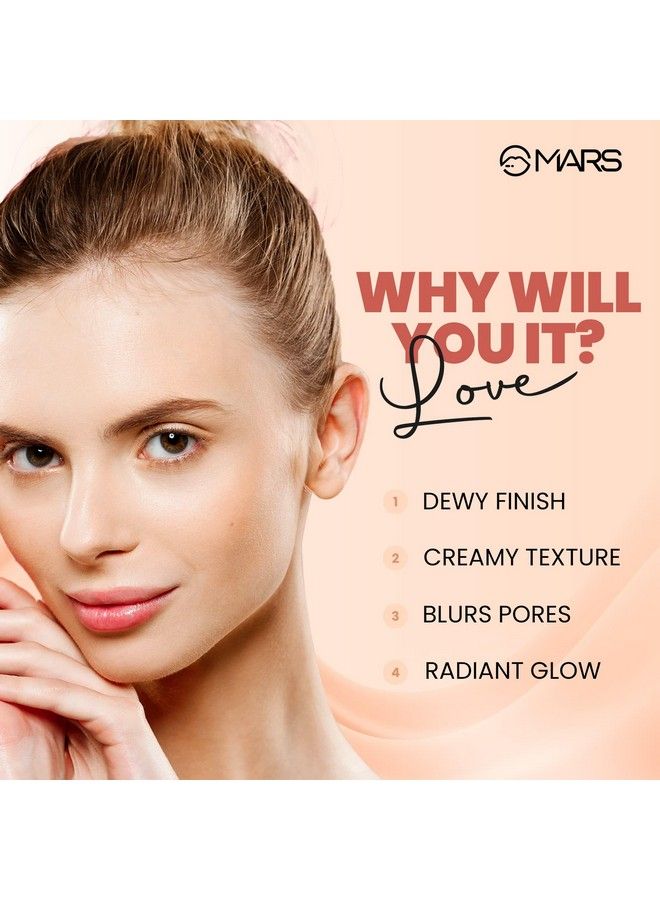 Mars برايمر مضيء "تيك أ Glow"؛ يخفي المسام؛ برايمر بلمسة رطبة لمكياج الوجه (30 مل) 02 شعاع الضوء - Image 3