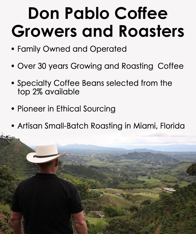 Cafe Don Pablo 2LB Don Pablo Gourmet Coffee - Signature Blend - Medium Dark Roast - Whole Bean Coffee - 100% Arabica Beans - Low Acidity and Non-GMO - 2lb bag - Image 5