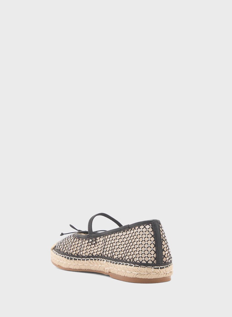 STEVE MADDEN Bow Detail Close Toe Ballerinas  - Image 3