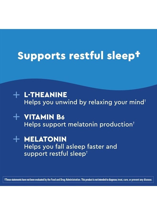 Nature Made - Wellblends Fall Asleep Faster, Sleep Aid with Melatonin 10mg, Vitamin B6, and L theanine 100 mg, 40 Gummies - Image 1