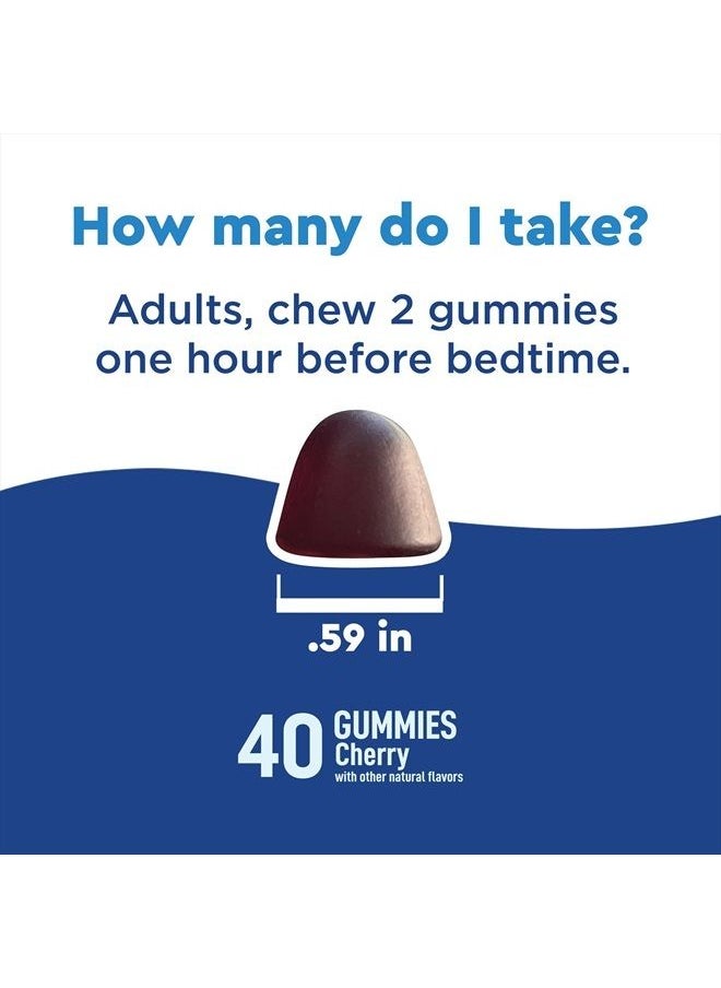 Nature Made - Wellblends Fall Asleep Faster, Sleep Aid with Melatonin 10mg, Vitamin B6, and L theanine 100 mg, 40 Gummies - Image 1