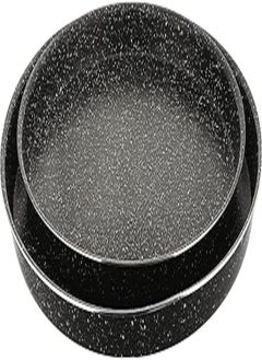 LAZORD Lazord granite pizza tray set (2 pieces, 26 x 30, black) 