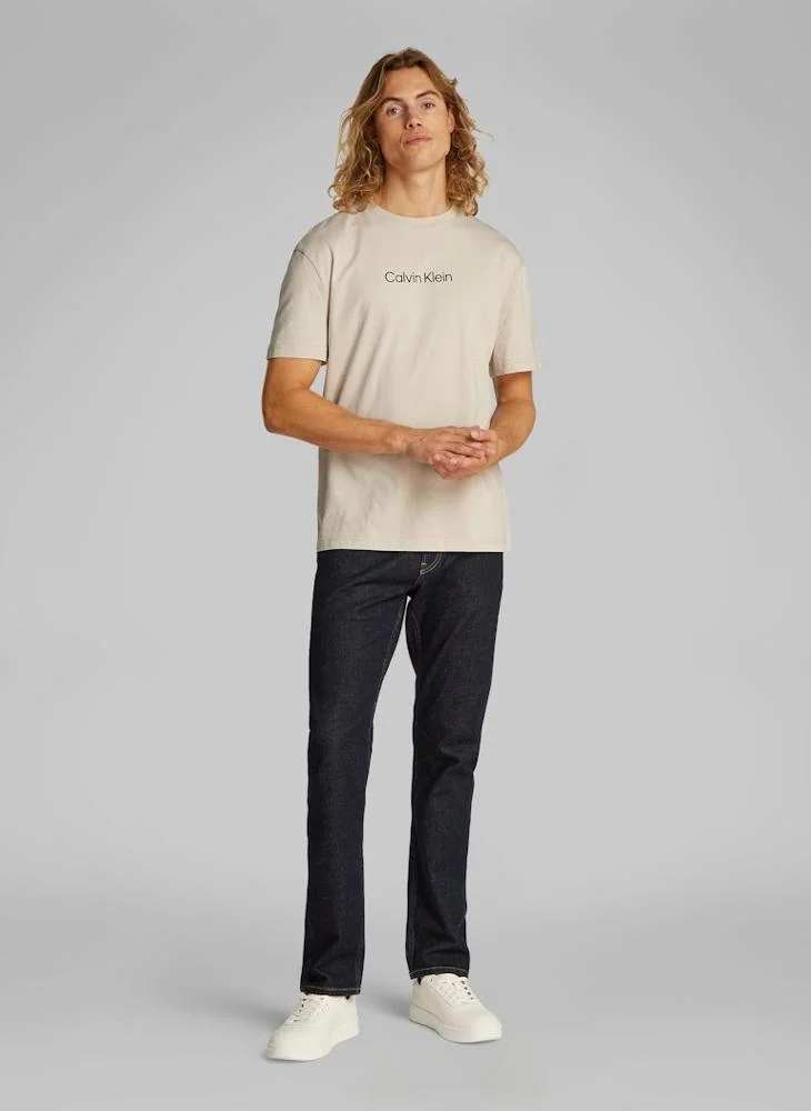 كالفن كلاين Logo Crew Neck T-Shirt