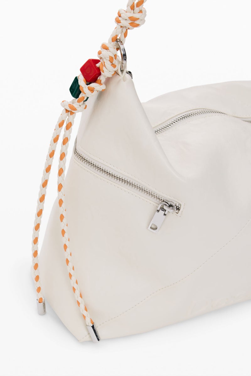 DESIGUAL Large shoulder bag with leather-effect finish - Image 5