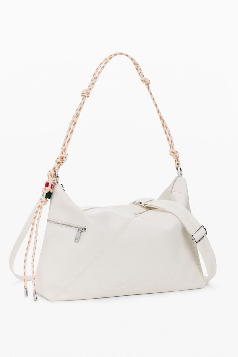 DESIGUAL Large shoulder bag with leather-effect finish - Image 3