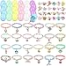 Halloscume 24 Set Easter Eggs Filled with Jewelry Princess Easter Eggs Plastic Easter Eggs Filler Easter Gift Easter Basket Stuffers Pre Filled Easter Eggs Bulk for Kids - Image 2