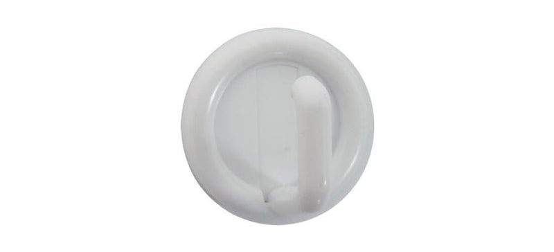 interDesign Utility Hooks SelfAdhesive Organizers for Entryway Kitchen Bathroom Office Set of 4 White