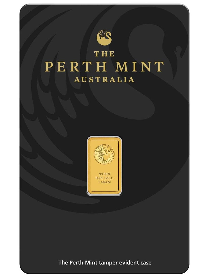 Perth Mint 1g Minted Gold Bar - Image 1