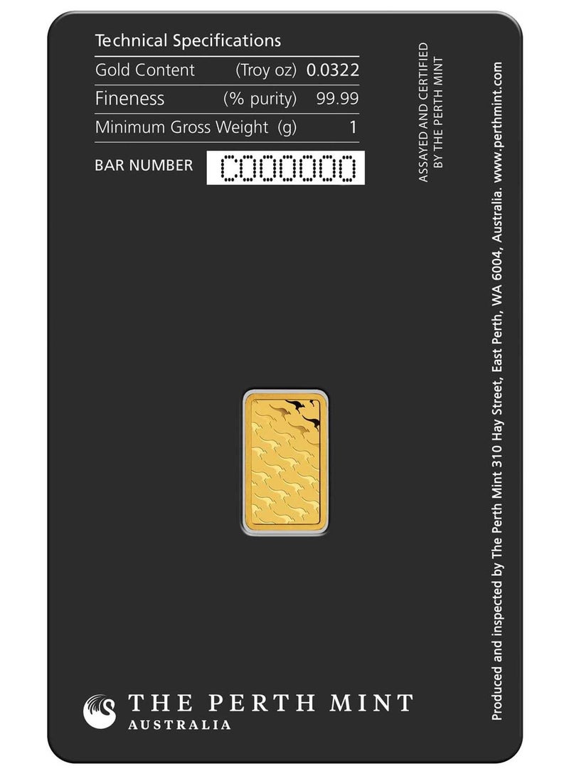 Perth Mint 1g Minted Gold Bar - Image 4