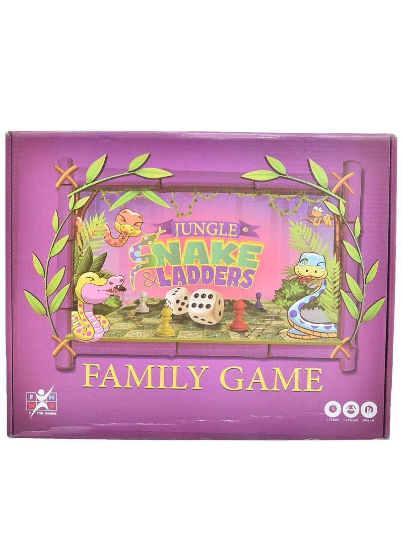 Snake Ladders Game With Delicately Designed And Refined Making To Play And Fun For Children Multi Color - Image 1