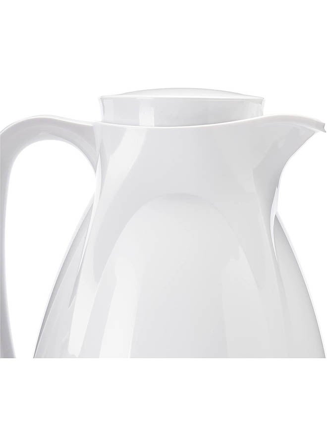 VALK Vacuum Flask 1.5 Liter – Double-Walled Glass Thermos with Wide Mouth & Leak-Proof Cap, White - Image 2