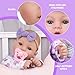 Aori Reborn Baby Dolls 18 Realistic Newborn Baby Doll with Feeding Set Birth Certificate Lifelike Real Life Baby Dolls for Role Play Gift for Kids Ages 3 PreParents GrandParents - Image 4