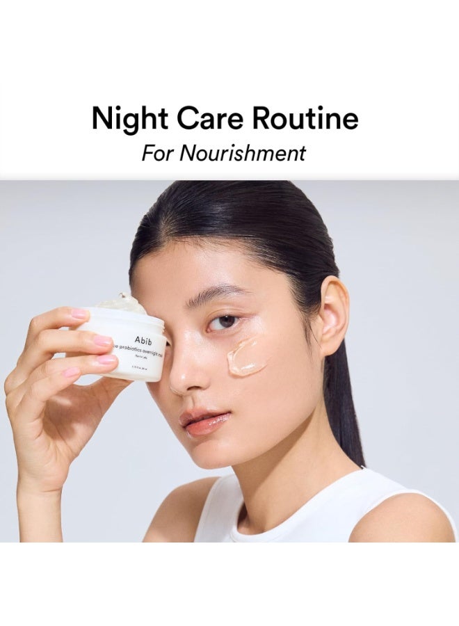 ابيب أبيب ماسك ليلي بالأرز والبروبيوتيك – جِلّي لتقوية حاجز البشرة | ماسك نوم كوري كريم مرطّب لبشرة زجاجية (Slugging) | بروبيوتيك الأرز / جِلّي الحاجز | 80 مل - Image 2