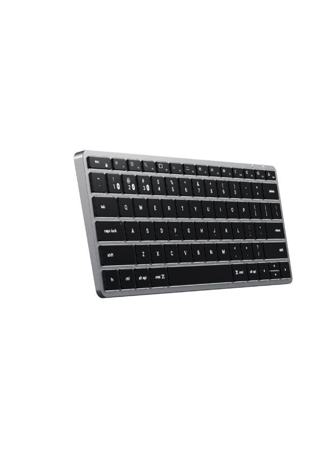 SATECHI Ultra Slim Backlit X1 Bluetooth Keyboard Space Grey - Image 2