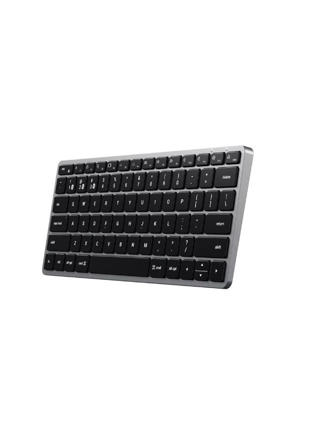 SATECHI Ultra Slim Backlit X1 Bluetooth Keyboard Space Grey - Image 3