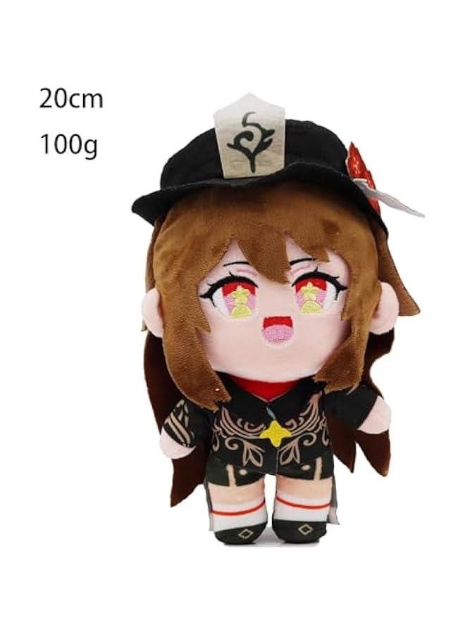 Generic - Hutao Cosplay Hu tao Plush Doll Stuffed Plushie Pillow Toy Cushion Soft Figure Cute Impact (Hu Tao) - Image 1