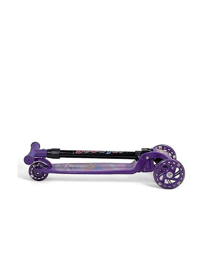 AL BADER - 2-in-1 Kick Scooter Upgraded Adjustable Height Handlebars 3 LED Lighted Wheels and Anti-Slip Deck Scooter for Child Toddler Foldable Kick Scooter for Kids Aged 3-6 Multicolour - Image 1