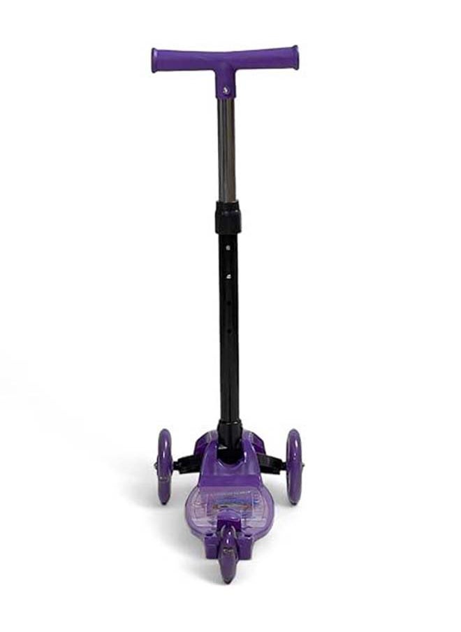 AL BADER - 2-in-1 Kick Scooter Upgraded Adjustable Height Handlebars 3 LED Lighted Wheels and Anti-Slip Deck Scooter for Child Toddler Foldable Kick Scooter for Kids Aged 3-6 Multicolour - Image 1