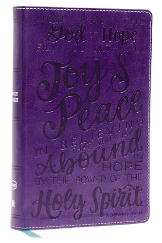 Nkjv Holy Bible For Kids Verse Art Cover Collection Leathersoft Purple Comfort Print Holy Bibl
