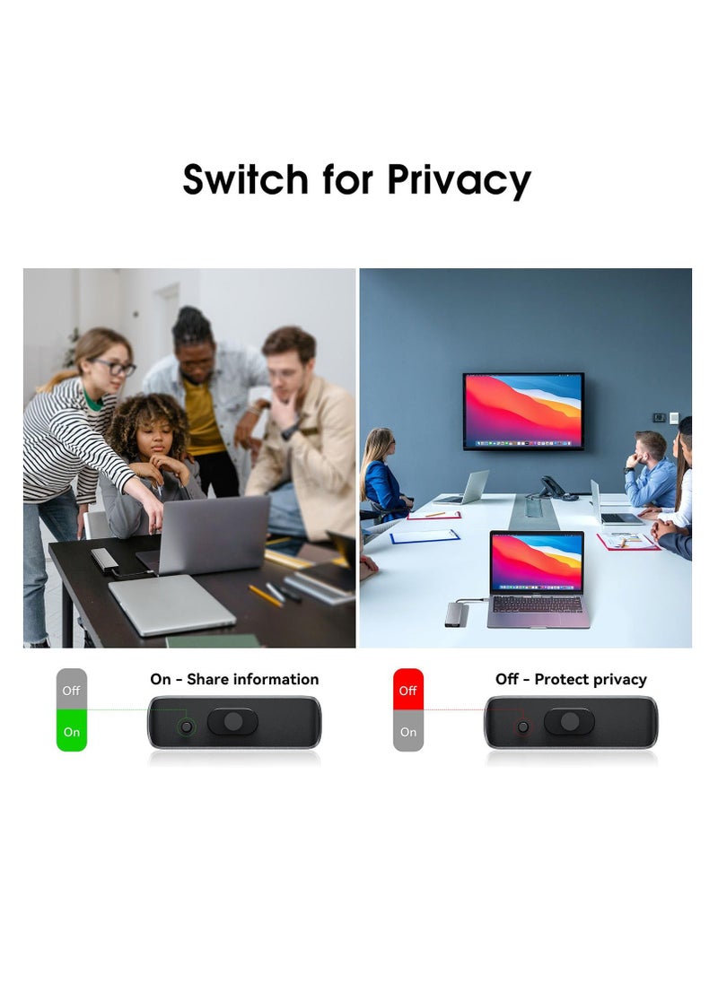 Y&D - USB C Hub 8 in 1 with 100W PD3.0 Charging M.2 NVMe 10Gbps or SATA SSD Enclosure 4K@30HZ HDMI 1.4 3.2 Gen2 Transfer Multiport Adapter for MacBook iPad HP Dell ASUS Lenovo etc - Image 1