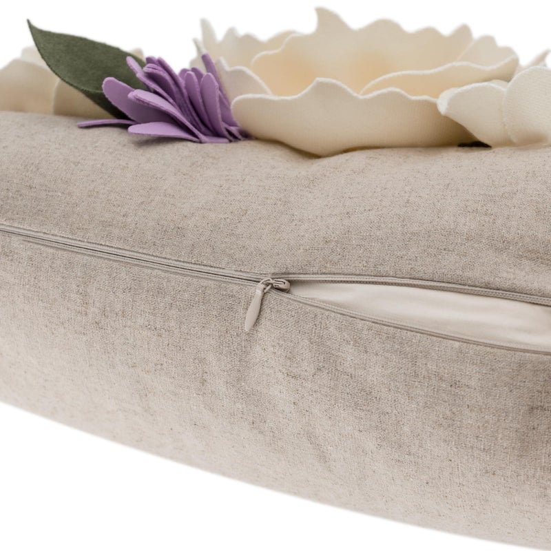 KINGROSE King Rose 3D Flower Throw Cover Cover Home Disrodative Palcent Case Case Handmade Cushion Cover Sofa Bed Bed Rock - Image 5