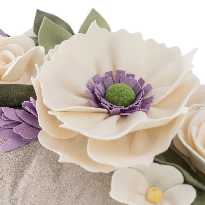 KINGROSE King Rose 3D Flower Throw Cover Cover Home Disrodative Palcent Case Case Handmade Cushion Cover Sofa Bed Bed Rock - Image 4