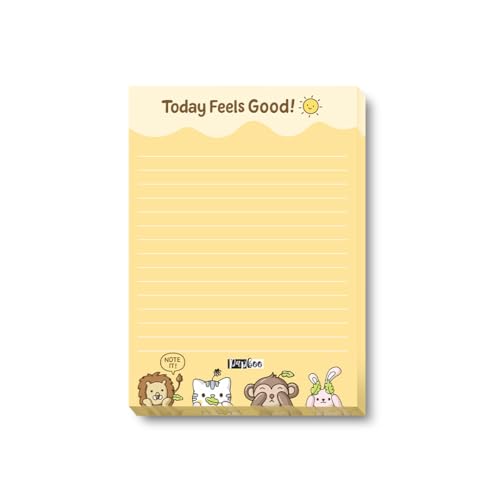 PAPBOO Easy to carry Cute A6 Size Tear-off Notepads,90 Sheets,100 GSM, Gift(Feel Good) - Image 1